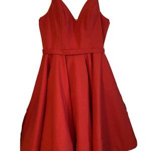 MAC DUGGAL IEENA 48775i  RED Cocktail  Dress